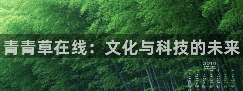 天富平台.com：青青草在线：文化与科技的未来