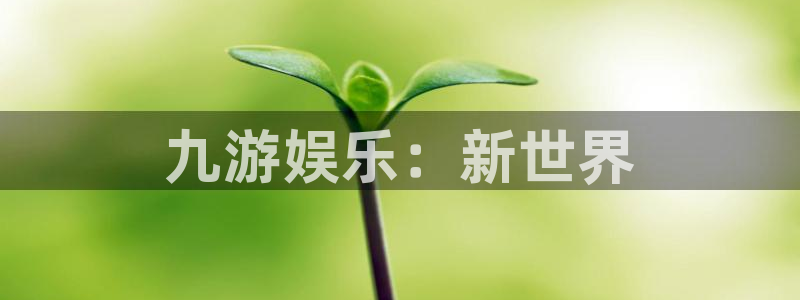 天富平台：九游娱乐：新世界